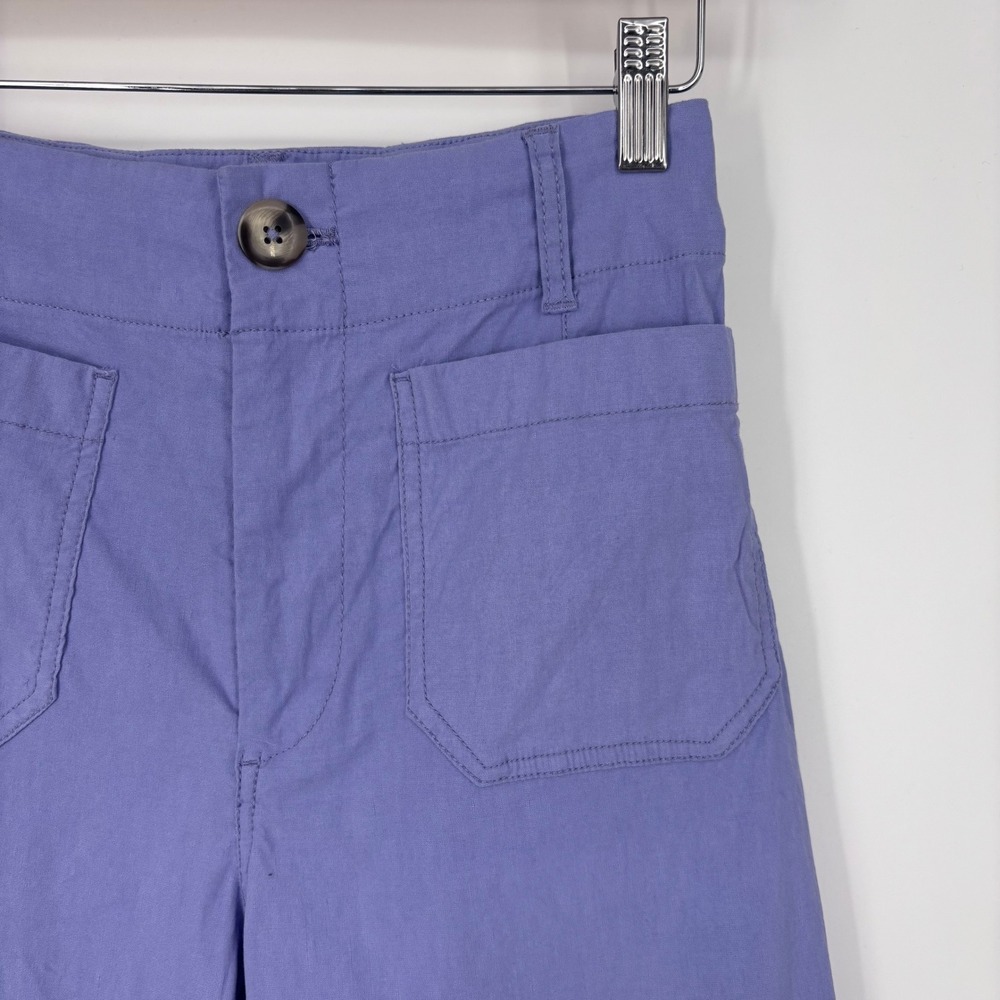 Maeve The Colette Pants Womens 25 Purple Wide Leg High Rise Anthropologie Boho - Picture 5 of 9